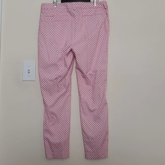 Cynthia Rowley Pink & White Medallion Print Pants - Picture 7 of 16